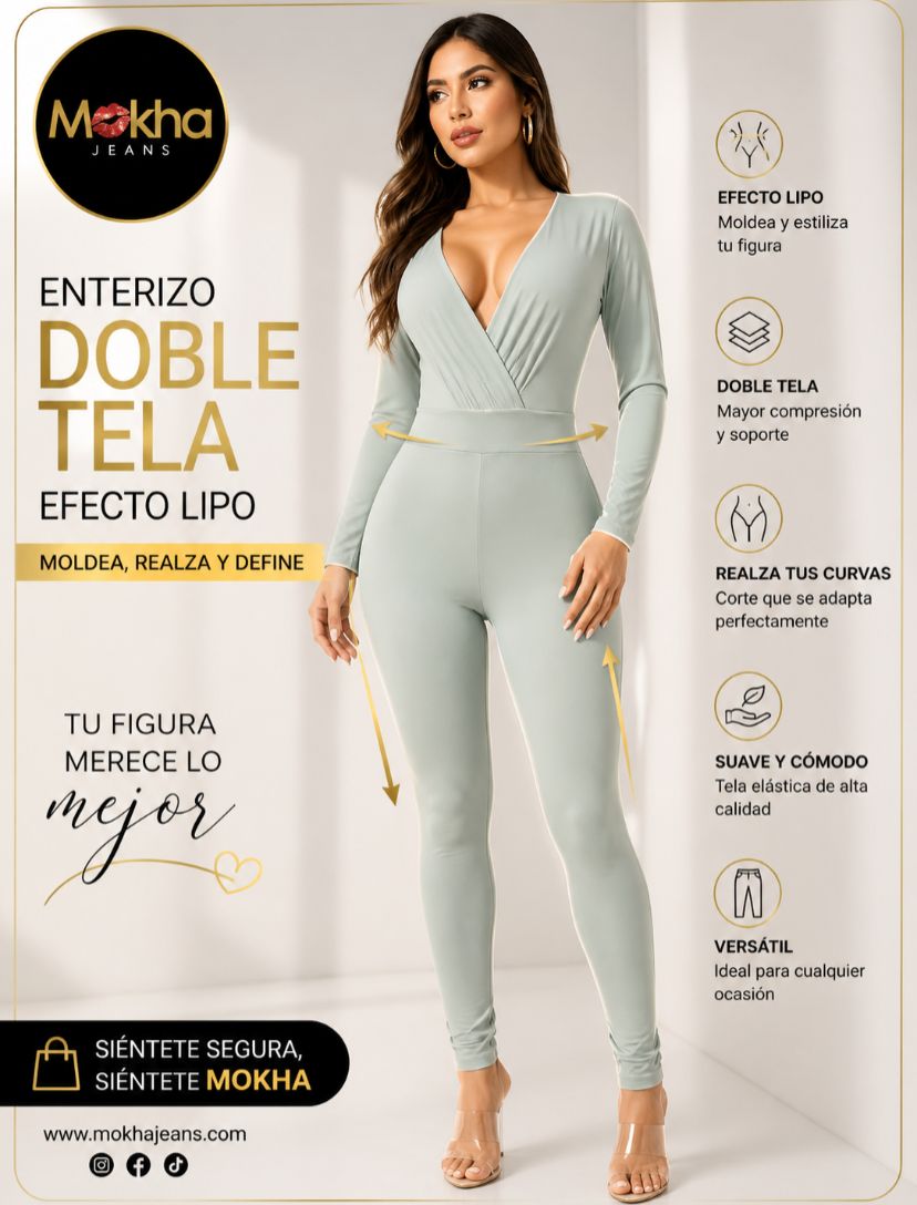 Enterizo Suplexx, doble tela.